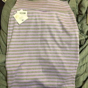 NWT xl Cassie Lularoe pencil skirt purple and grey